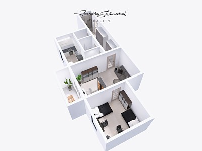 Pronájem  pokoje 52 m²